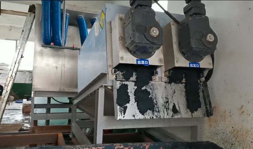 染整印染污水疊螺污泥脫水機案例 染整印染污水疊螺污泥脫水機案例